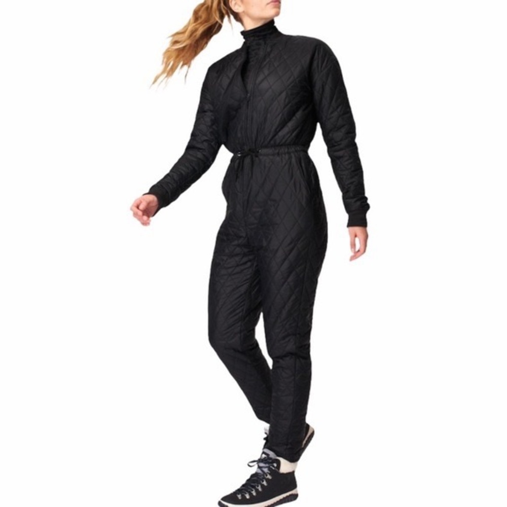 SWEATY BETTY gelidity quilted nylon jumpsuit NWT